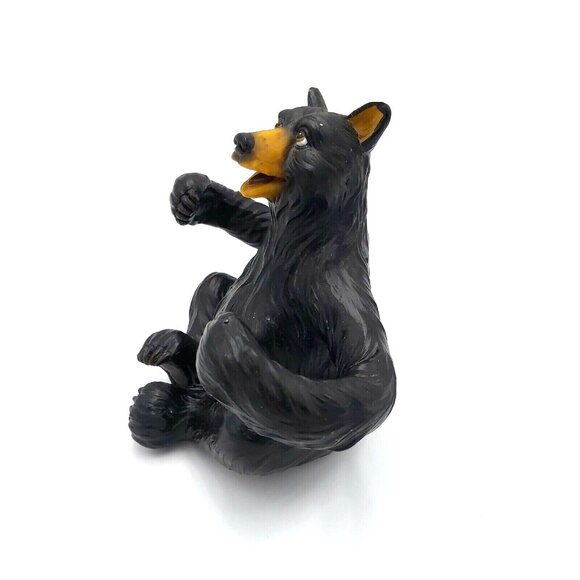 River's Edge Black Bear Salt and Pepper Holder Poly Resin with Original Shakers - Picture 12 of 14